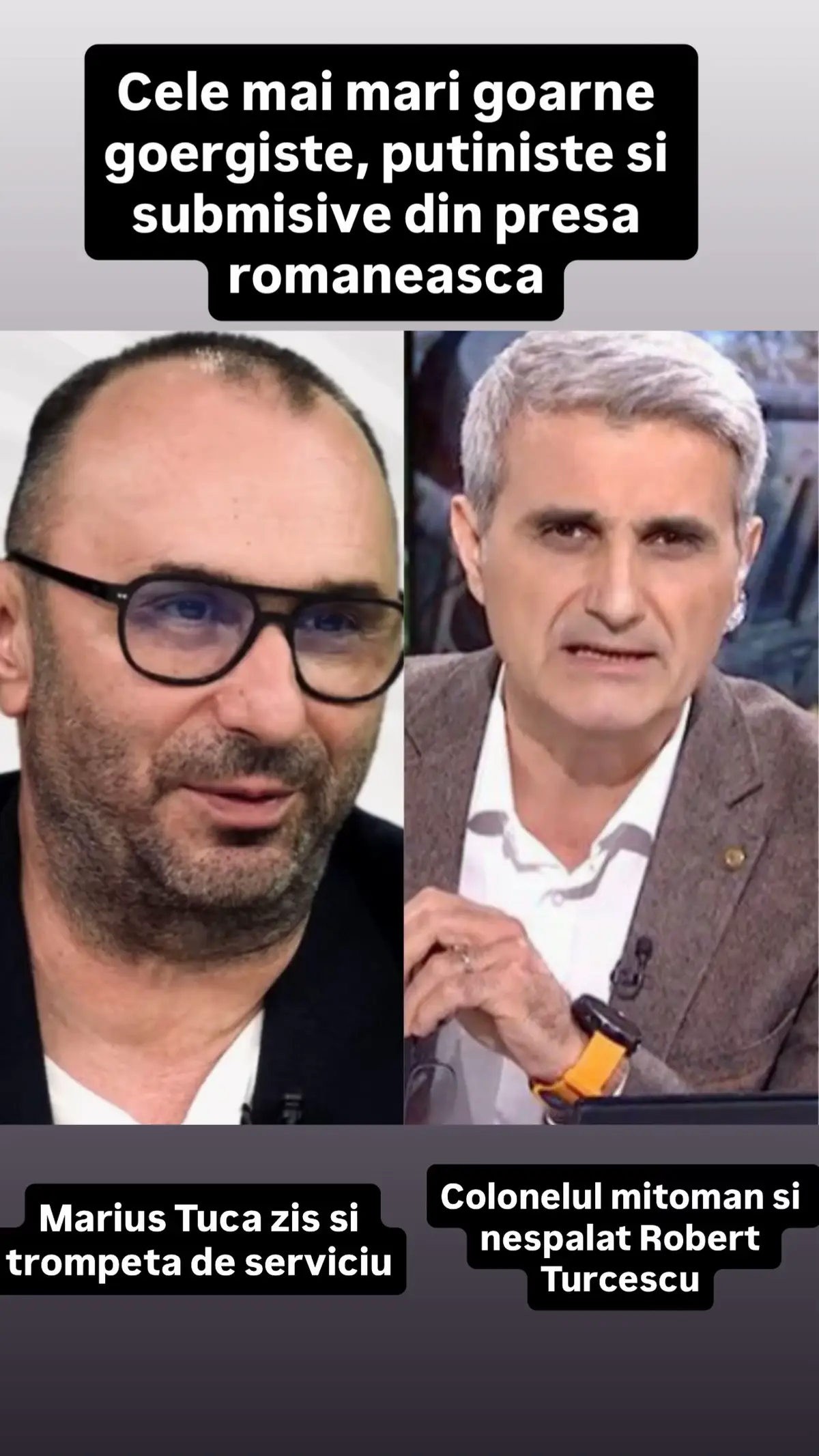 Georgistii urlatori de serviciu #mariustuca #robertturcescu #calingeorgescu2024 #calingeorgescupresedinte #ancaalexandrescu 