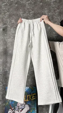 Quần suông nỉ 2 da nam nữ xếp li #quanni #quanongsuong #quanongrong #quanaohottrend #xuhuong 