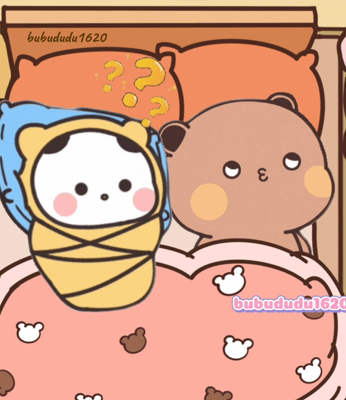 Đến giờ ngủ bé vẫn còn nhiều năng lượng gấu #bubududu #一二布布 #xh #fyp #bubu 