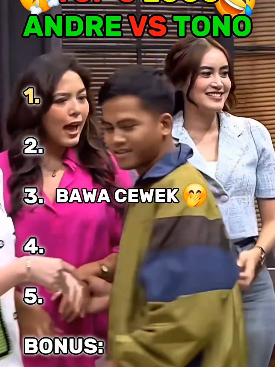 Top 5 Andre VS Tono #andretaulany #kondre #komedi #ngakak #laporpak 