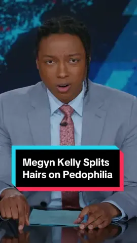 Megyn Kelly doesn't see Epstein as a pedophile, just a diet pedophile #DailyShow #Trump #Epstein #MegynKelly 