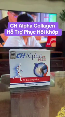 CH alpha phục hồi khớp #suckhoe #bacsi #huyencodeage 