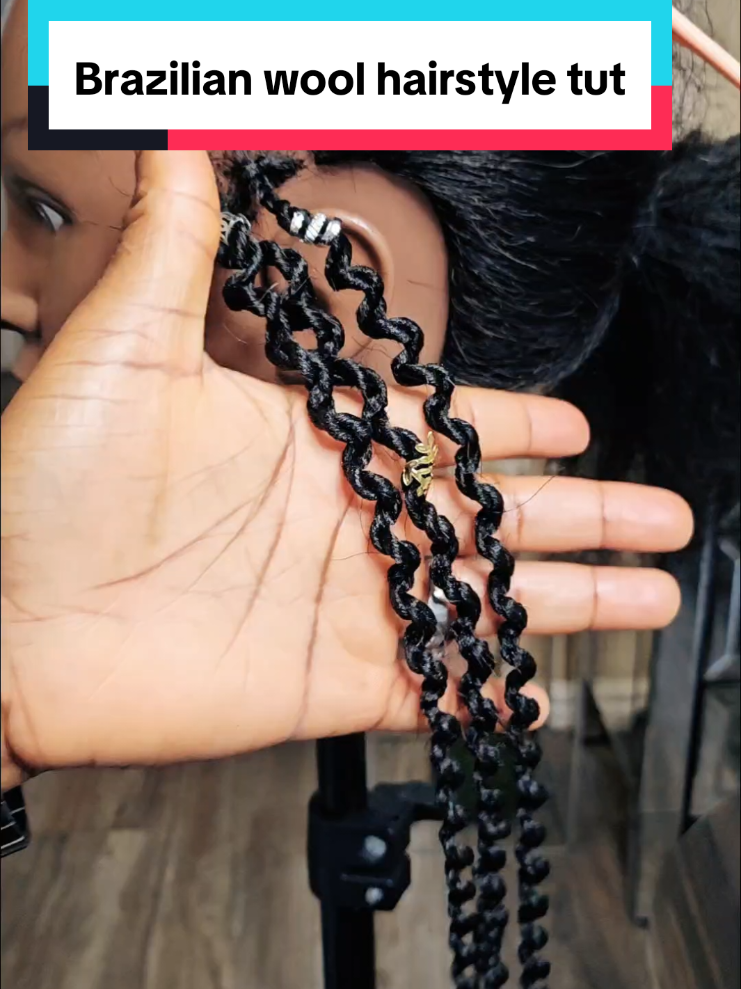 Brazillian wool hairstyle inspo; hair tutorials #brazillianwool #brazillianwooltwists  #hairinspo  #hairtutorials #creatorsearchinsights 