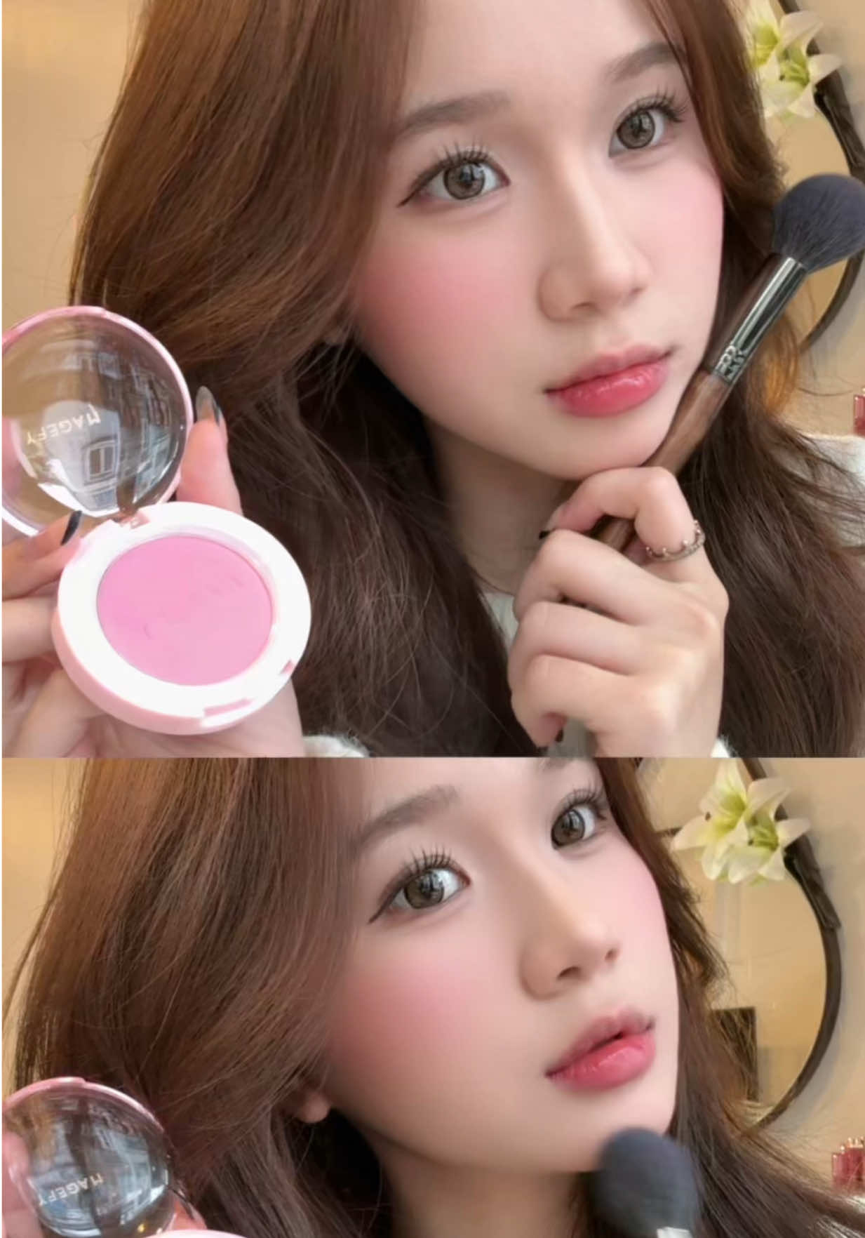 xinh iu #MAGEFY #MAGEFYMAKEUP #phanmahongmagefy #blush		