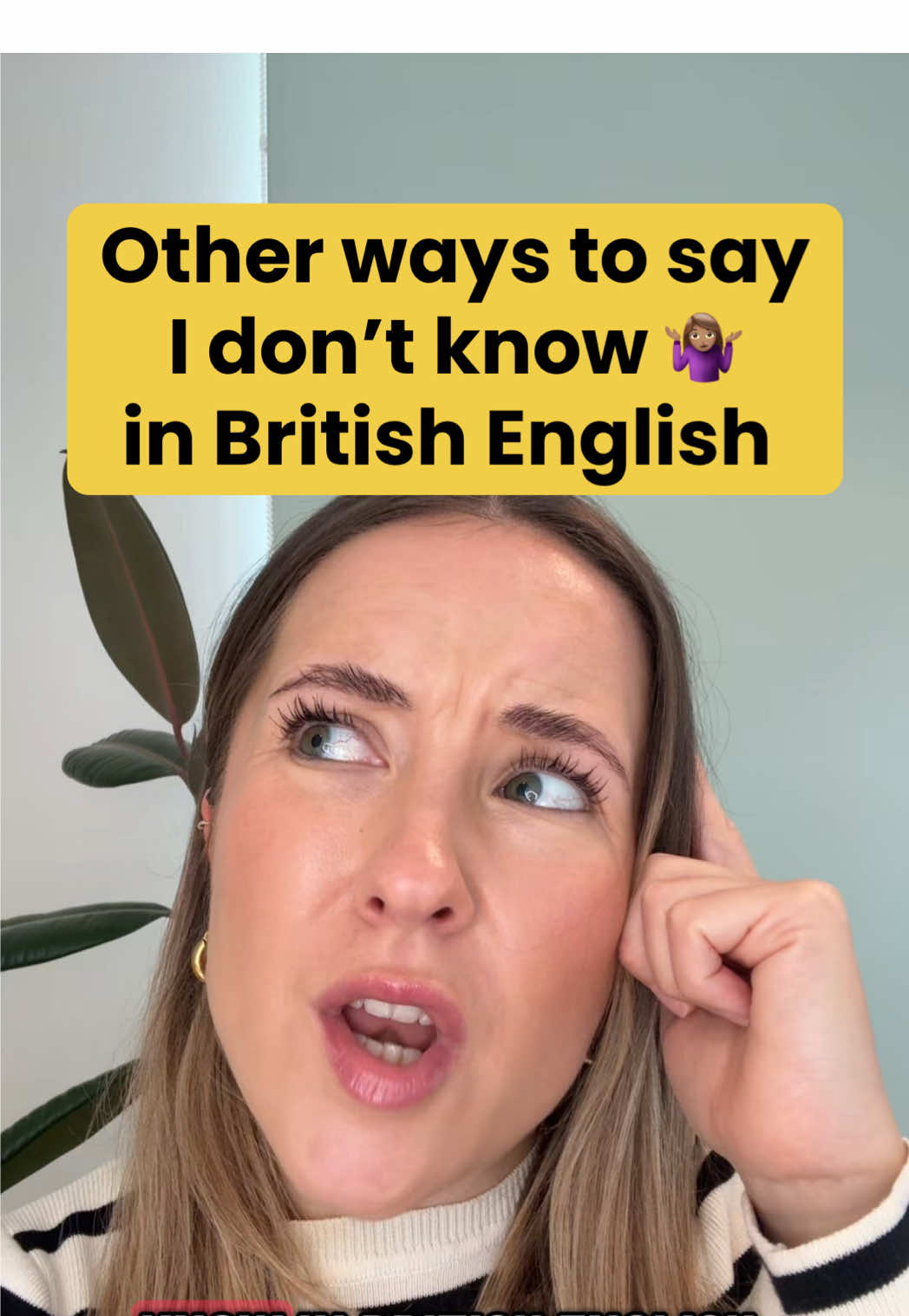 Learn other ways to say ‘I don’t know’ in context ☺️  Boost your English naturally and sound more confident when you speak! ☺️ Save this for later and send this to a friend learning English! 🇬🇧 #learnenglish #englishtips #englishteacher #fluentenglish #nativeenglish 