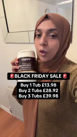 Black Friday sales have started.  Use the vouchers to get the exclusive Black Friday prices . Price is correct at the time of posting . The final price will be show to you in the yellow basket at check out.  #tiktokmademebuylt #blackfriday #collagen #wellgardblackfriday #wellgardcollagenpowder @Wellgard 