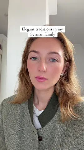 Some very personal examples that I found elegant growing up, but it was a by-product from our German obsession with precision and ritual. Please remember that I'm speaking about my personal experience, not all Germans are like this 😅 I never seek to generalize in my videos 😇 I hope you enjoy me sharing a more personal story 🩷 #storytime #elegance #culture #familyhistory #lore 