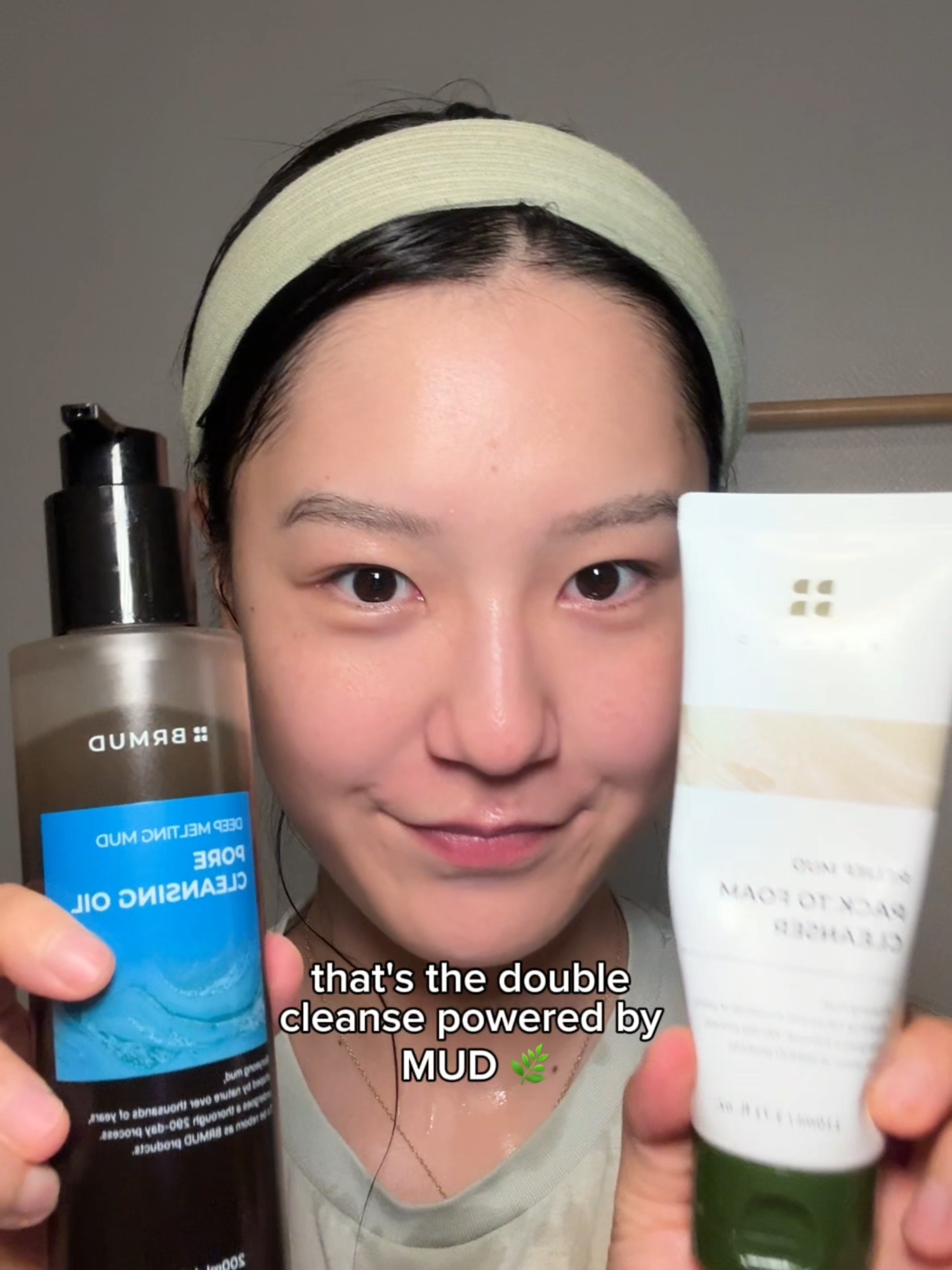 K-beauty secret to calm, clear skin ✨ @brmud_us: double cleanse powered by mud 🌿 Deep Melting Mud Pore Cleansing Oil Relief Mud Pack To Foam Cleanser #BRMUD #KBeauty #DoubleCleanse #CleansingOil #Glassskin #KMUD #koreanskincare #tiktokmademebuyit