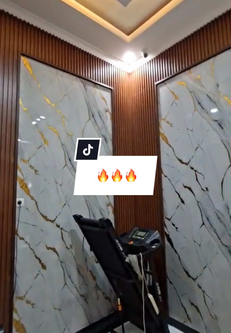 Finis👌 WPC wallpanell & Marmer UPVC #wpc #marmerupvc #aesthetic #minimalist #plafonpvc #pvc#deportesentiktok #berandatiktok #ruanganaesthetic 