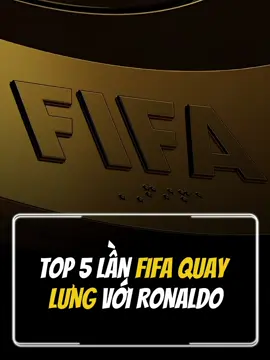 KHÔNG PHẢI 1 MÀ LÀ TẬN NHIỀU LẦN FIFA ĐỐI XỬ TỆ VỚI RONALDO #trendbongda #ronaldo #messi #viraltiktok #xuhuong 