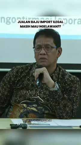 Purbaya Sir : Barang ilegal kok Dibela? Tidak Bisa!! Purbaya Sir🫡 Ready! #purbaya #menkeu #bajuimport #indonesia 