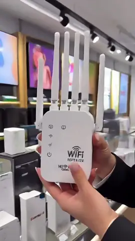 Perfect Network Essential! WiFi Booster, 12,000 sq. ft Coverage & 100 Devices for Seamless Connectivity.#WiFiRepeater #tiktokshopblackfriday #HomeStudio #connectivity #techgadget 