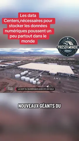 Les data Centers,nécessaires pour stocker les données numériques poussent un peu partout dans le monde 