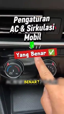 ❄️🚘Banyak pengemudi belum tahu fungsi tombol AC dan mode sirkulasi udara di mobil, padahal keduanya penting untuk kenyamanan dan keselamatan. 💡Berikut penjelasannya: 1. Saat cuaca panas Nyalakan tombol AC + sirkulasi dalam. Karena udara kabin lebih dingin dari udara luar, AC bekerja lebih cepat menurunkan suhu. Ini membuat beban kompresor lebih ringan. 2. Saat kaca berembun (cuaca hujan) Turunkan suhu AC + nyalakan AC + pakai sirkulasi luar. Kelembapan udara luar yang lebih kering akan menyerap uap air di kaca, sehingga embun cepat hilang. 3. Saat memakai heater (angin panas) Matikan AC + gunakan sirkulasi luar. Karena AC menyerap panas, menyalakannya saat pakai heater membuat mesin bekerja lebih berat dan lebih boros. 4. Sirkulasi dalam & luar – Sirkulasi dalam: cocok saat macet atau udara luar kotor. – Sirkulasi luar: penting untuk pertukaran udara, terutama di tol, untuk mencegah mengantuk akibat CO₂ menumpuk. Semua ini sesuai dengan prinsip dasar termodinamika dan penguapan air pada sistem HVAC kendaraan. 👍🏽 Jangan lupa save biar nggak lupa ✨ #TipsMobil #ACMobil #EdukasiOtomotif #SuperMotif #BelajarNyetir