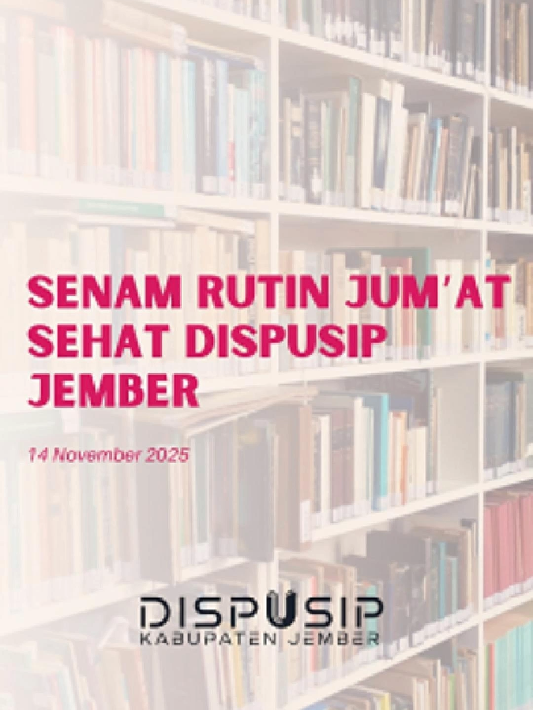 Jumat pagi = waktunya gerak bareng! 💃🕺 Senam sehat rutin Dispusip Jember kali ini dilaksanakan supaya seluruh karyawan memiliki tubuh lebih segar dan energi penuh untuk melayani masyarakat. Semangat sehat, semangat berkarya! 🌿✨ @pemkabjember @wadulguse @gus.fawait  #dispusipjember #jemberbarujembermaju #wadulguse #pemkabjember #senamsehat #jumatsehat