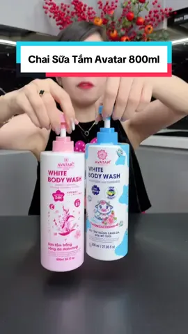 {Bán Chạy} Chai Sữa Tắm Avatar 800ml Hatomugi & Sữa Bò Tươi Dưỡng Trắng, Mịn Da #suatam #suatamtrangda #suatamavatar #cindythuyttichcuc #viral 