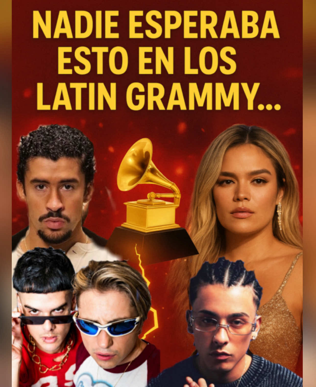 La sorpresa más grande de los Latin Grammy 2025 😳… Algo inesperado pasó en los Latin Grammy 2025… Bad Bunny llegó como el más nominado, pero las sorpresas dominaron la noche. Karol G se llevó Canción del Año, Trueno regresó con fuerza ganando un Grammy y las redes están divididas. ¿Quién debió ganar realmente? Déjame tu opinión. #Lat#LatinGRAMMYd#BadBunnyr#KarolGu#TruenoammyLatino 
