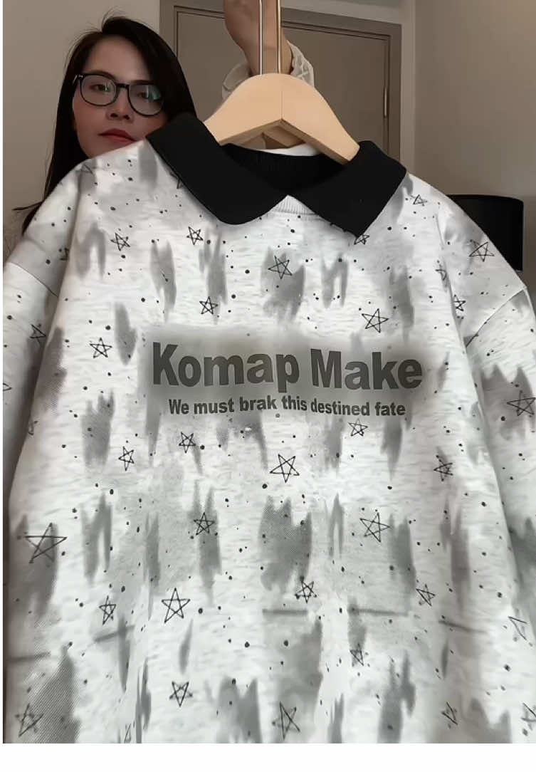 Áo nỉ có cổ polo cho bé #taphoanhatinsu123 #thoitrangtreem #aonichobe #aoni #aothudong 