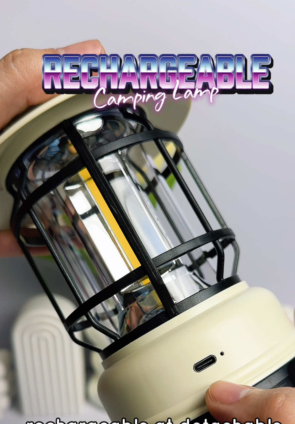 💡my favorite rechargeable lamp! #camping #campinglamp #ledlight #emergencylight #light 