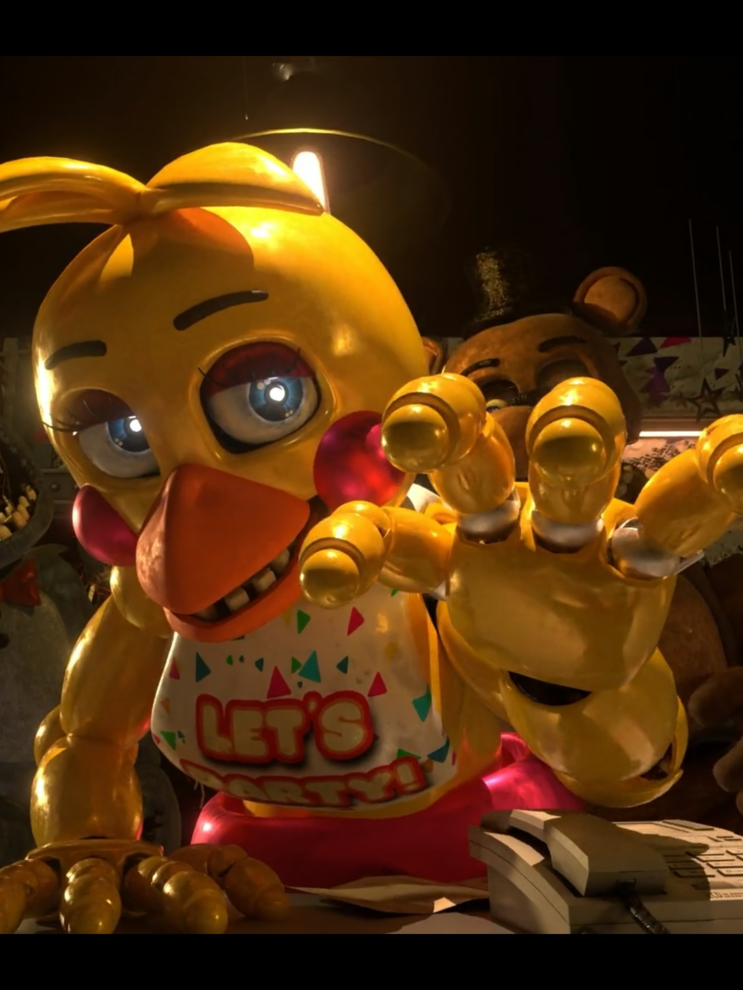 Toy Chica is in big trouble.[FNAF ANIMATION]#CGI #blender3d #3danimation #fnaf #freddy #freddyfnaf #freddyfazbear #foxy #chica #bonnie #ballonboyfnaf