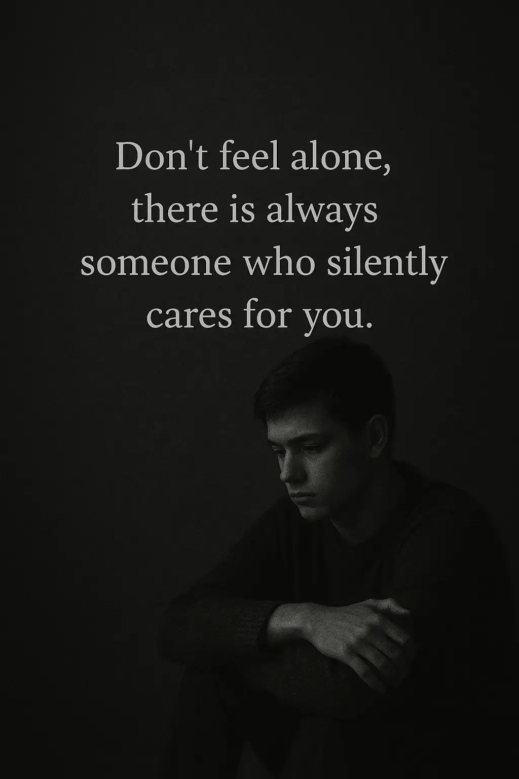 #alone #dontfeelalone #silentcare #someonecaresforyou #brokenboys #emotionalquotes #sadboy #feelings #hearttouching #deepquotes #motivational #lifelesson #painquotes #sadstatus #viralreels #viralposts #reelitfeelit