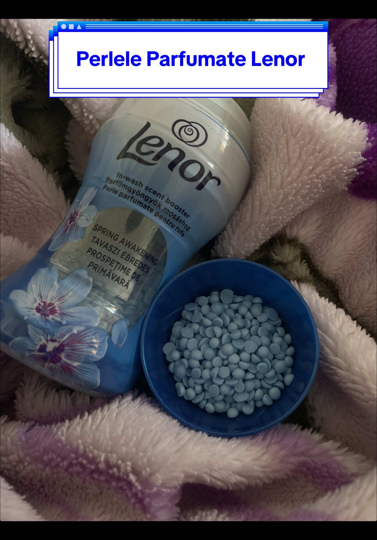 Sună a prospețime non-stop 🤩cu Perlele parfumate Lenor  #lenor #ad 