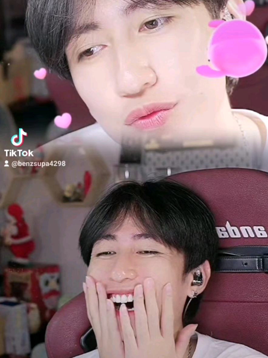 รอยยิ้มฮีลใจ 😊😎 @Banktnkk @ข้าวผัดหมูไม่ใส่ผัก (ช่องจริง)  #ปักเป้าจิ้งเหลน #banktnkk #bbgbubblegum #fyp #ฟีดดดシ 