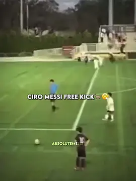 Ciro Messi Free Kick🐐😮‍💨 | #messison #ciromessi #freekick #edit #football