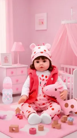 Boneca Reborn Realista de Silicone Menina 48cm #boneca #bonecareborn #reborn #presente #brinquedo 