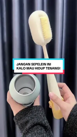 Membalas @namu pake sikat ini tumbler auto bersih anti bau lagi😋🍋‍🟩 #sikatpembersih #sikatbotol 