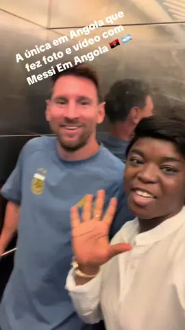 A única que fez foto  e video com  Leonel Messi em Angola 🇦🇴 🇦🇷  #fy 
