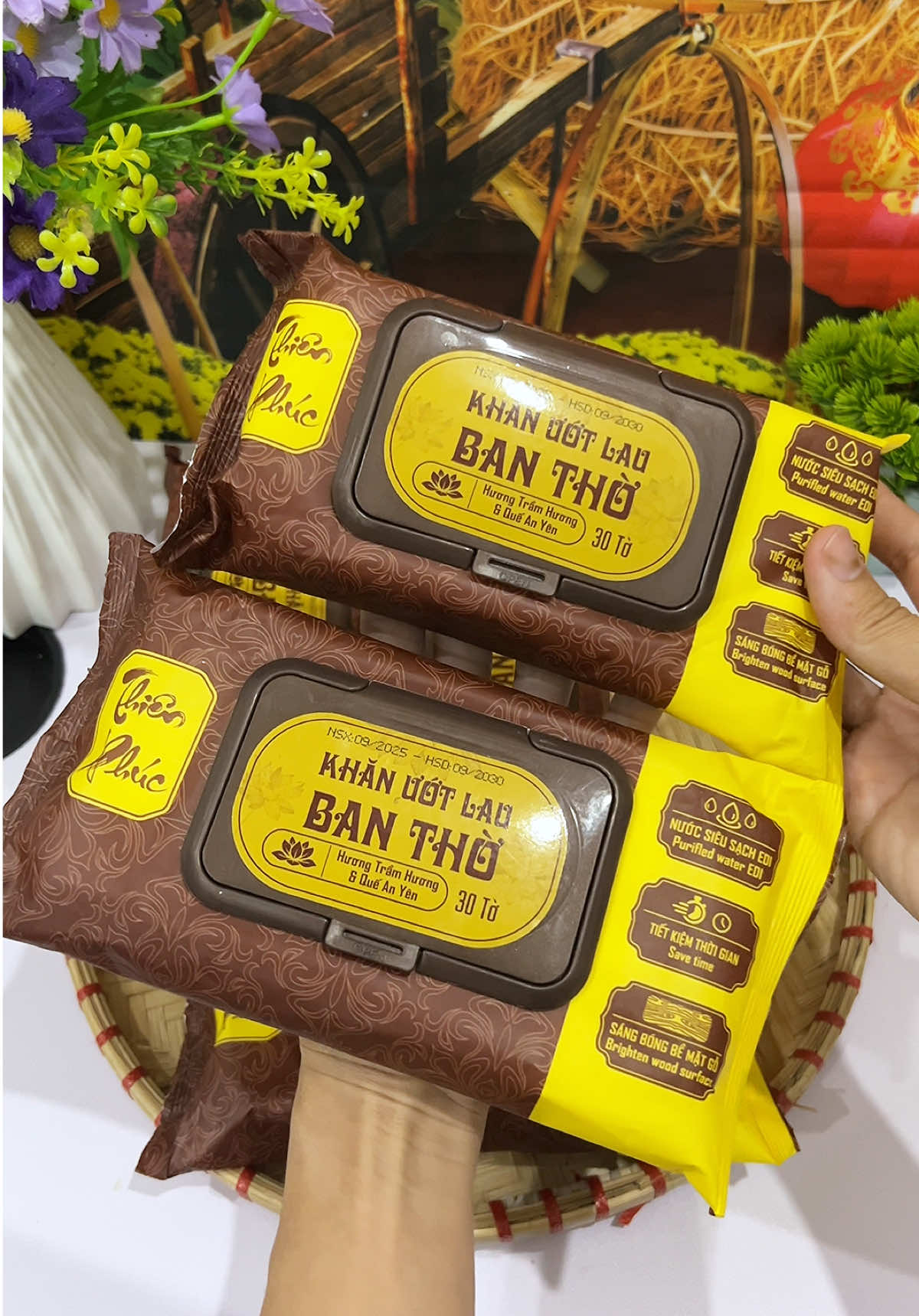 Khăn lau ban thờ Thiên Phúc #khanlaubantho #khanlaubanthothienphuc #xuhuong #tranghatay96 