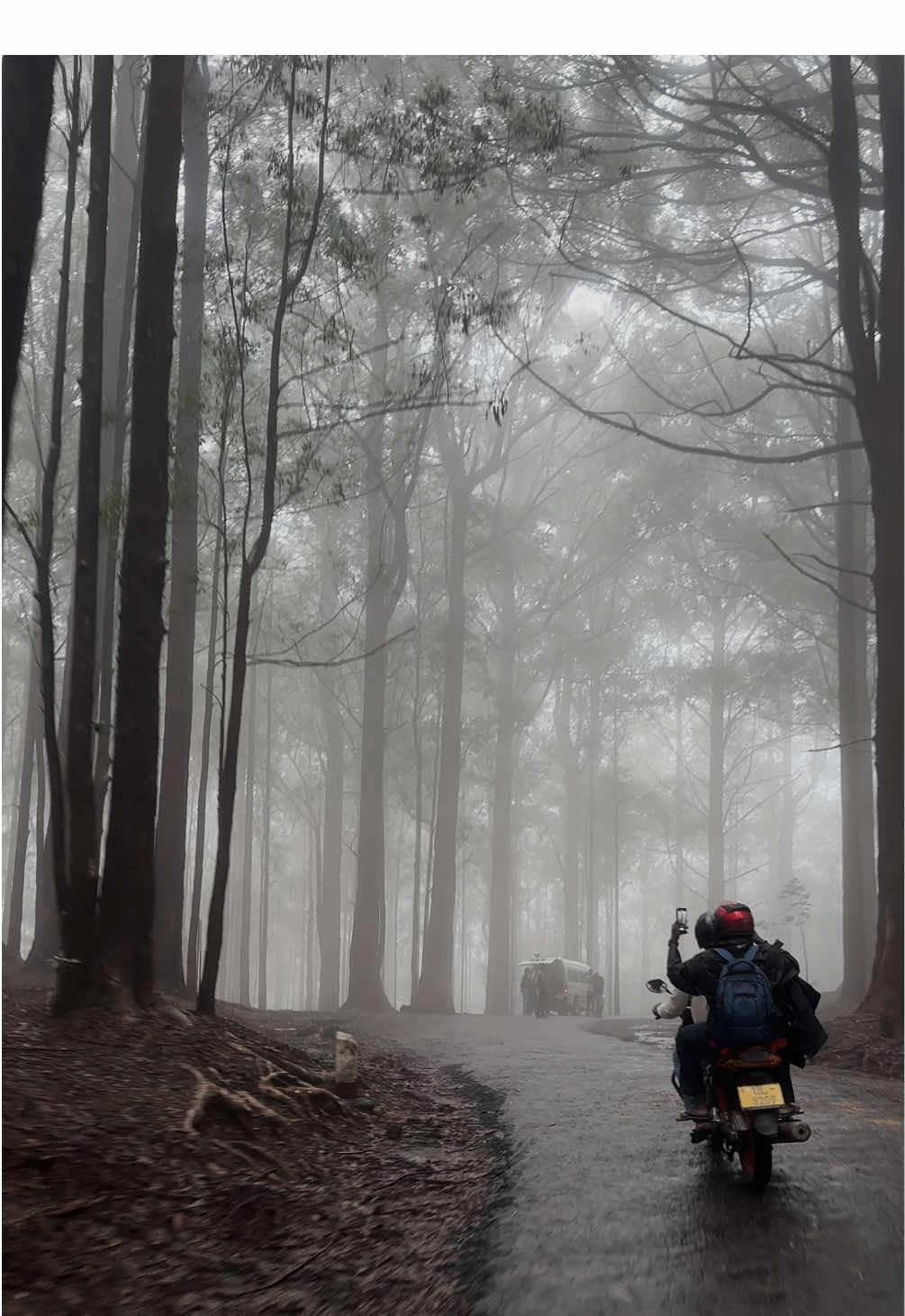 වැස්ස+සීතල+මීදුම+රෝද දෙකේ සංචාරය🍃🌫️#onemillionaudition #srilankan_tik_tok🇱🇰 #fypシ #ohiya #traveltiktok 