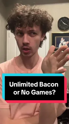 How would you answer? Iykyk #fyp #meme #jschlatt #wouldyourather #bacon 