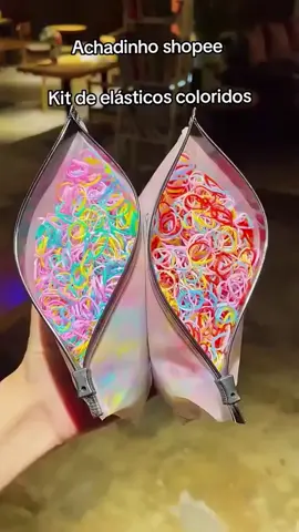 Práticos, Coloridos e Sempre à Mão! 🎀 👇 Comenta “QUERO” que eu te mando o link! #ElásticosDeCabelo #AcessóriosFemininos #BelezaPrática #AchadinhosShopee