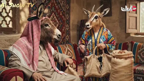 الزوج البخيل 😂#الذكاء_الاصطناعي #إبداع #ai #aiart 