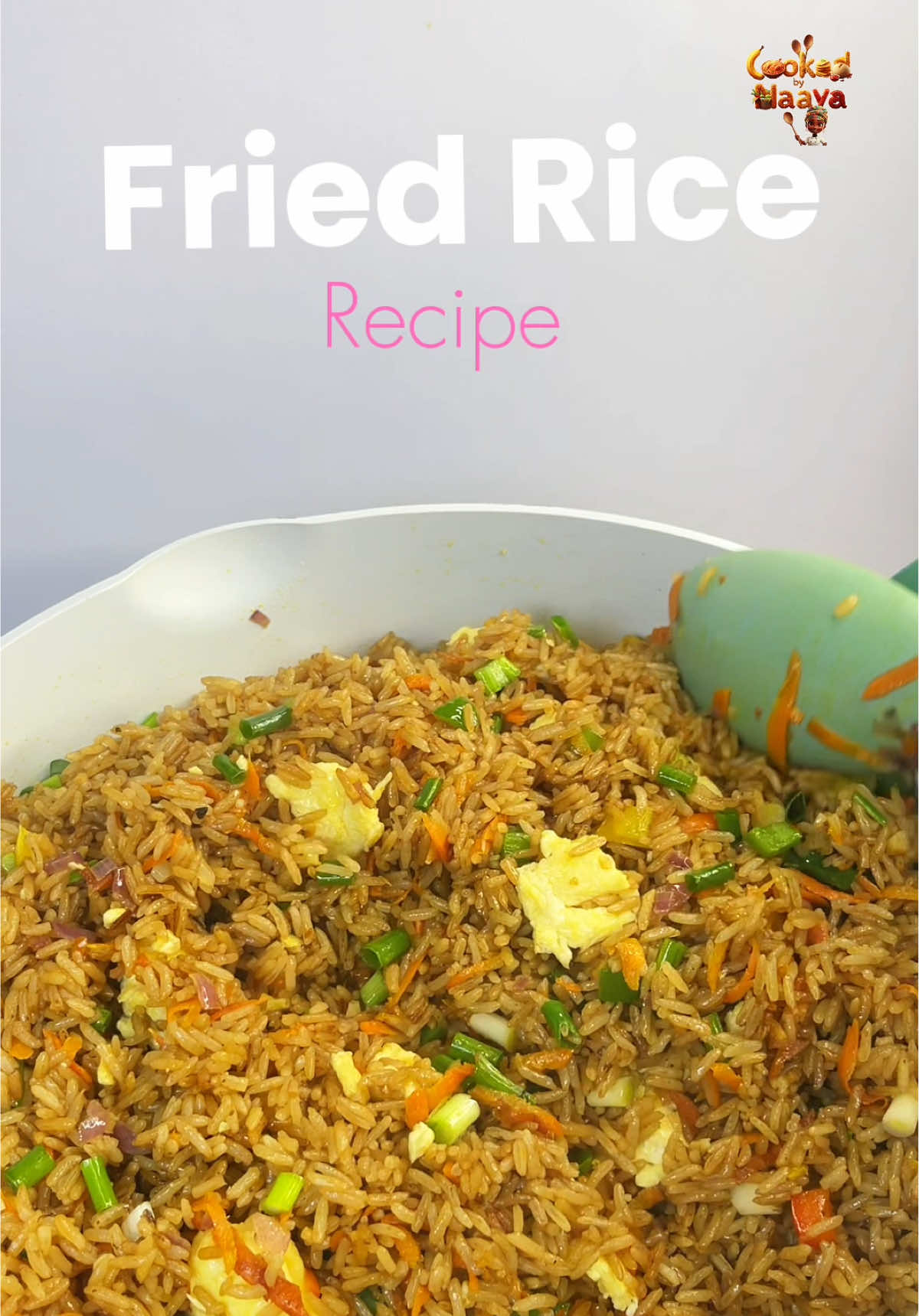 Ghana fried rice that will make you say ‘where the spoon, let’s end this story today. #homemade #friedrice #lunch #foryoupage #viral 
