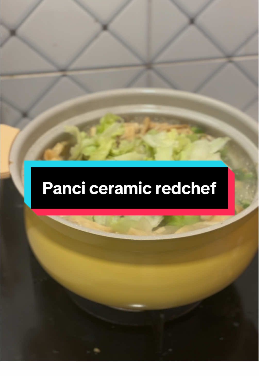 Pantes mama ku bilang panci itu investasi , sekarang aku ngerti maksud mama #panciceramic #wajanceramic #pancisop #panciserbaguna #panciredchef 