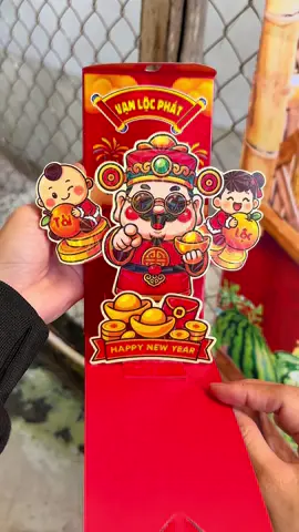 Trọn bộ 6 Bao Lì Xì 3D PopUp  Dày dặn cứng cáp #baolixitet #baolixithietke #baolixi3d #tet2026 