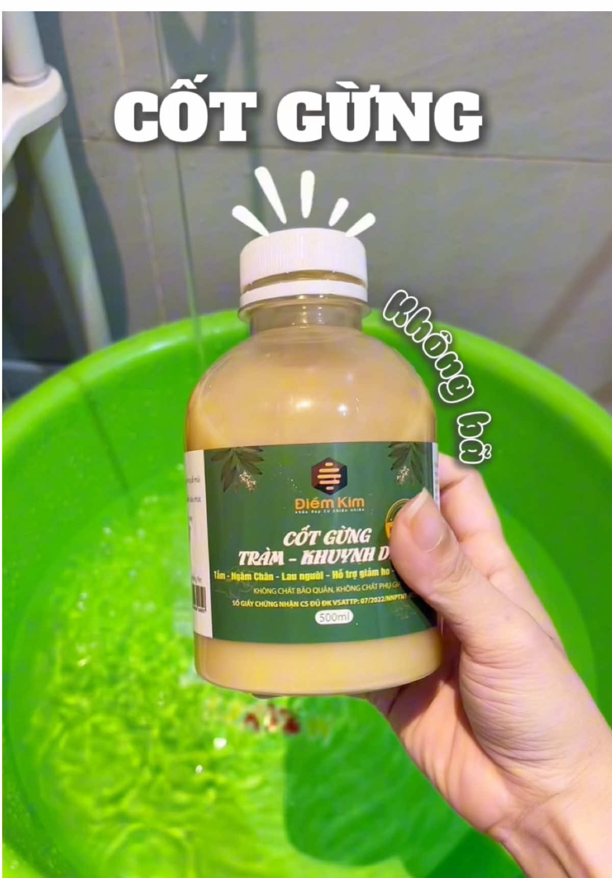 ✅ Trời lạnh mà có cốt gừng tràm - khuynh diệp này tắm cho con là yên tâm hẳn mom ạ 👍 #mevabe #cotgungtramkhuynhdiep #cotgungkhongba #diemkim #thaonguyenmommy 