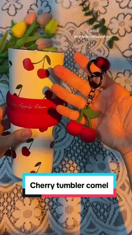 Tak sangka tumbler pun boleh buat hari rasa happy — warna dia comel betul! 🍒 #tumblerviral #tumblercomel #tumblersoftiktok #tumblerstainless #tumblertahanpanas 