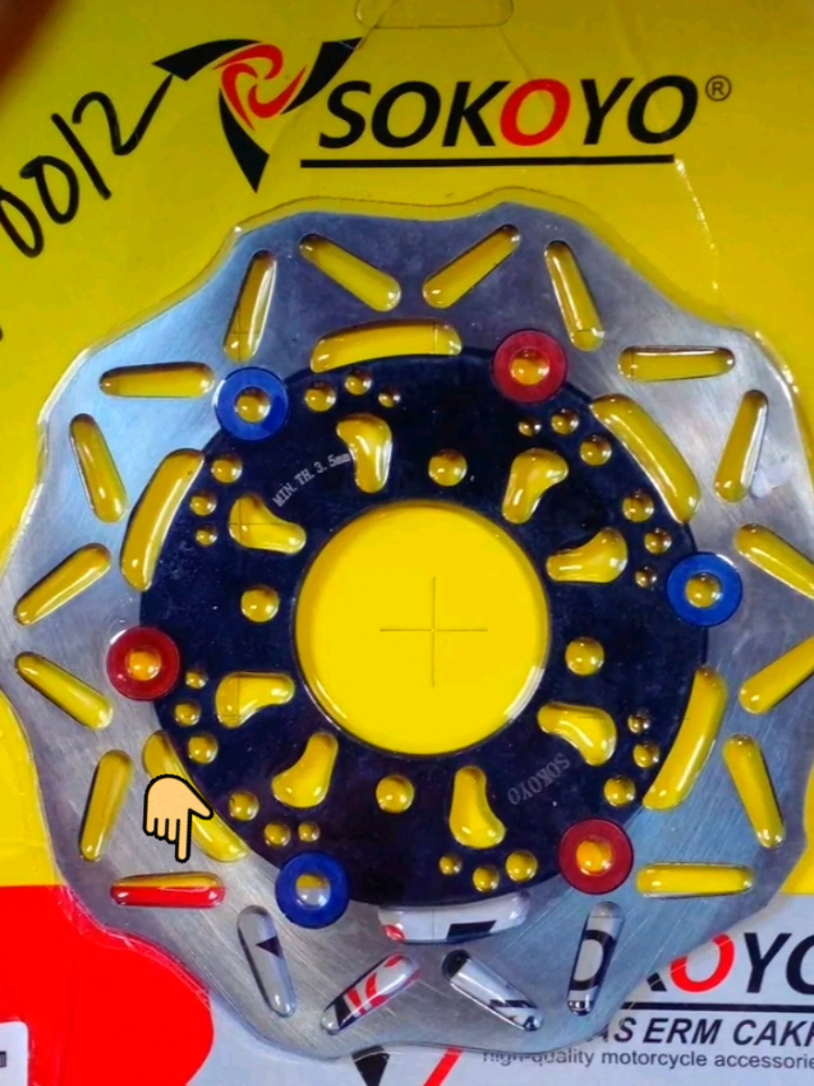 SOKOYO MIO SPORTY DISC BRAKE 220mm 4 HOLES DISC PAD MOTORCYCLE P0012 #discbrake #sokoyo #discpad #motorparts #fyp 