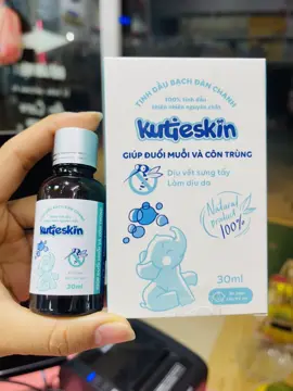 Tinh dầu đuổi muỗi của #kutieskin giúp mẹ bảo vệ bé mọi lúc mọi nơi 🥰  #xuhuong #tiktok #mevabe 