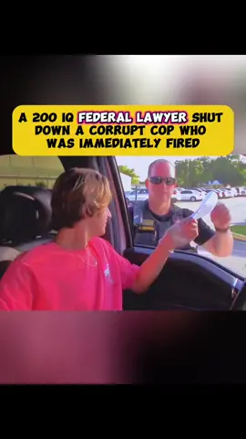 Full part 1,2,3 is here A 200 IQ FEDERAL LAWYER SHUT DOWN A CORRUPT COP WHO WAS IMMEDIATELY FIRED #Cops #copsoftiktok #copstiktok  #police  #policeofficer  #policeoftiktok #bodycampolice  #bodycamera  #usa_tiktok  #fyp  #trending  #videotiktok  #moment  #today  #JusticeForAll #Pov #us #lawsuit 