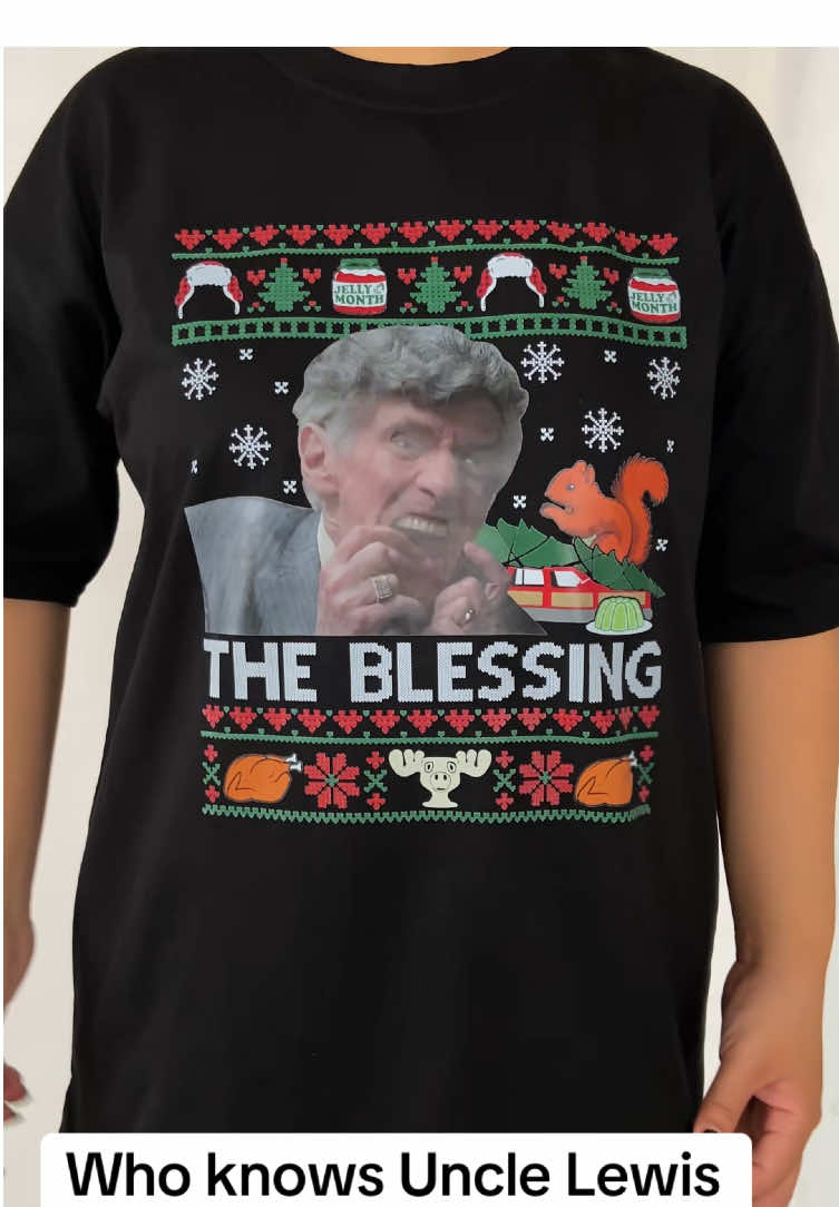 UglyChristmas shirt ❄️🎄🎅 #uglysweaters #christmas #funny #theblessing #merrychristmas #holidayoutfit 