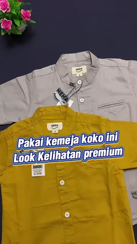 Gayanya kece, kenyamanannya juara! Biar si kecil makin percaya diri dengan kemeja koko anak yang super adem dan stylish 🤩👕