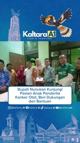 Nunukan,SIMP4TIK – Bupati Nunukan H. Irwan Sabri, S.E.,  bersama sejumlah pejabat Pemerintah Kabupaten Nunukan, mengunjungi seorang anak penderita kanker otot yang tengah menjalani perawatan di Rumah Sakit Umum Daerah (RSUD) Nunukan, Kamis (13/11/2025). Direktur RSUD Nunukan, dr. Andi Bau Tune Mangkau, Sp.B, menjelaskan bahwa pasien awalnya datang ke rumah sakit dengan keluhan nyeri pada bagian perut. Setelah dilakukan pemeriksaan medis secara menyeluruh, ditemukan adanya benjolan di perut yang terus membesar selama dua bulan terakhir. “Setelah dilakukan pemeriksaan patologi, hasilnya menunjukkan bahwa pasien menderita kanker jaringan otot,” ungkap dr. Andi Bau. Selengkapnya : https://berita.nunukankab.go.id/view/bupati-nunukan-kunjungi-pasien-anak-penderita-kanker-otot-beri-dukungan-dan-bantuan