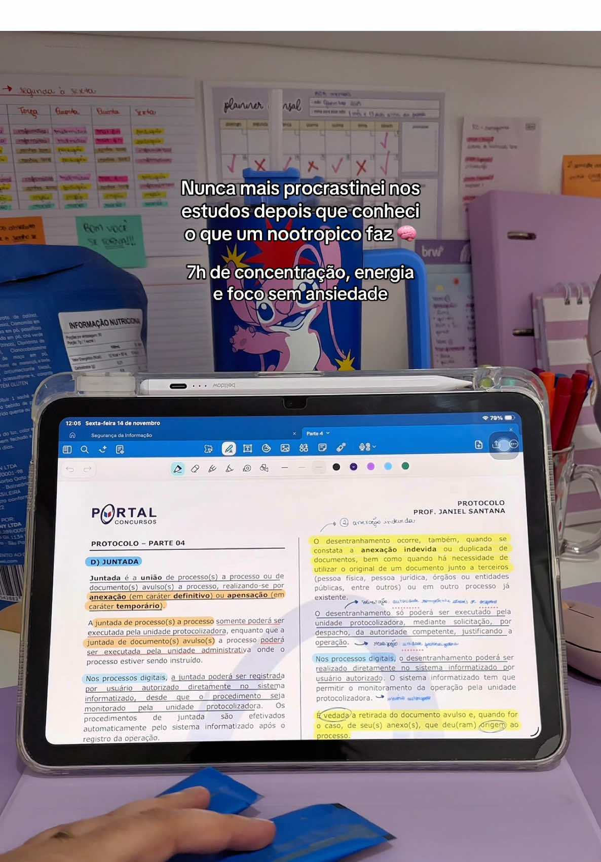 Se eu sofria pra estudar, não lembro mais #fyp #study #focus #energy 