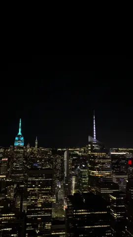 The New York skyline at night 🌃💫 #newyorkcity #night #skyline #city #nyc