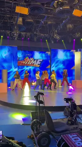 #sexbombgirls on #itsshowtime (opening rehearsal) 